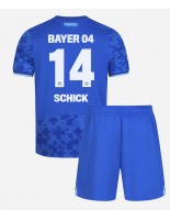 Bayer Leverkusen Patrik Schick #14 Tredjedraktsett Barn 2025-26 Korte ermer (+ bukser)